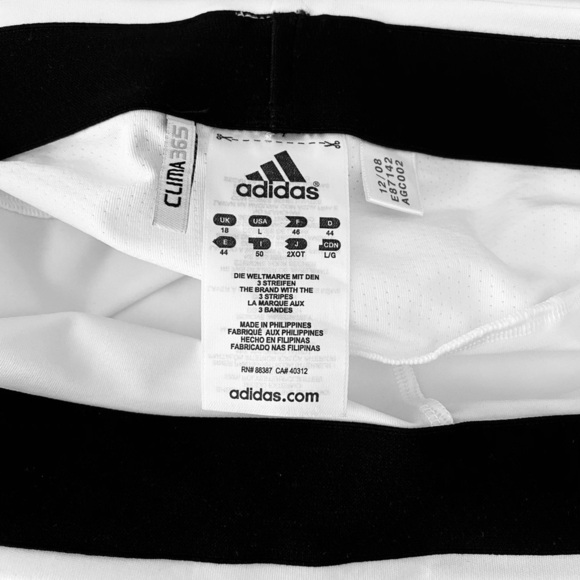Adidas Overlay Tennis Shorts. White. Sz L. - Picture 8 of 9